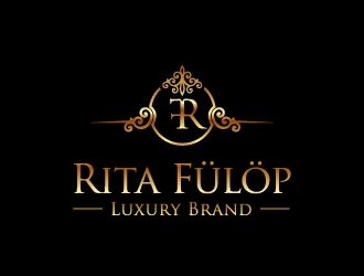 Rita Fülöp Luxury Fashion Brand logo design by zakdesign700