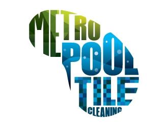 Metro Pool Tile Cleaning logo design by Boomstudioz