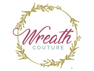 Wreath Couture logo design by jaize