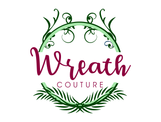 Wreath Couture logo design by JessicaLopes