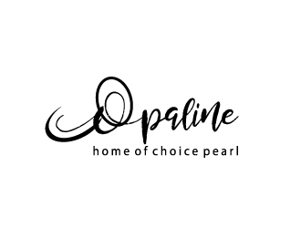 Opaline (tagline) home of choice pearls logo design by samuraiXcreations