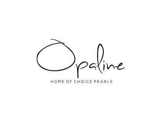 Opaline (tagline) home of choice pearls logo design by afra_art