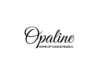 Opaline (tagline) home of choice pearls logo design by akhi