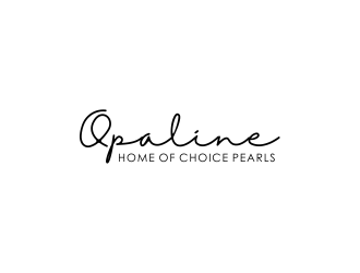 Opaline (tagline) home of choice pearls logo design by done