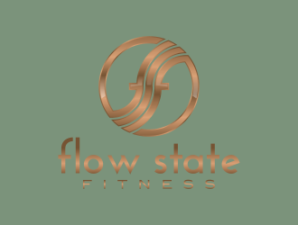 Flow State Fitness logo design by pakNton