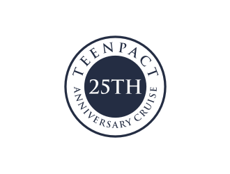 TeenPact 25th Anniversary Cruise logo design by Franky.
