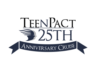 TeenPact 25th Anniversary Cruise logo design by done