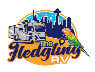 The Fledgling RV logo design by invento