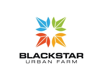 blackstar urban farm logo design by nehel