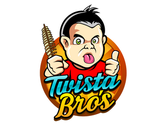 Twista Bros logo design by haze