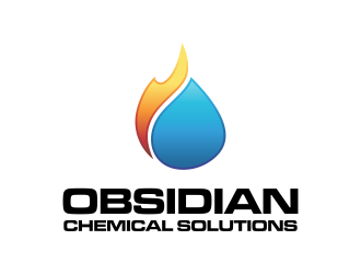 Obsidian Chemical Solutions logo design by RIANW