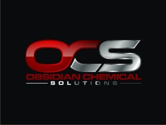Obsidian Chemical Solutions logo design by agil