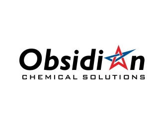 Obsidian Chemical Solutions logo design by cikiyunn