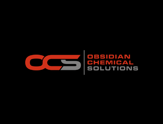 Obsidian Chemical Solutions logo design by johana