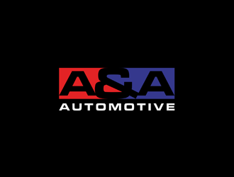 A & A Automotive logo design by johana