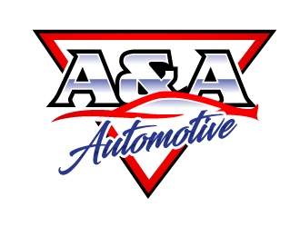 A & A Automotive logo design by nexgen