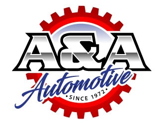 A & A Automotive logo design by nexgen