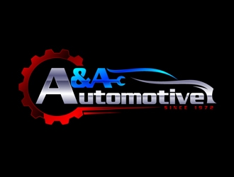 A & A Automotive logo design by DreamLogoDesign