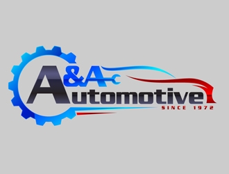 A & A Automotive logo design by DreamLogoDesign