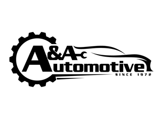 A & A Automotive logo design by DreamLogoDesign