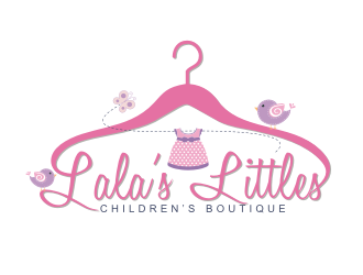 LaLas Littles logo design by coco