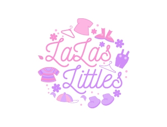 LaLas Littles logo design by JJlcool