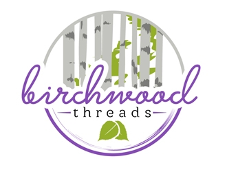 Birchwood Threads logo design by DreamLogoDesign