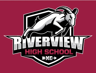 Riverview High School logo design by invento