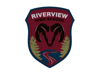 Riverview High School logo design by Boomstudioz