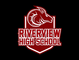 Riverview High School logo design by Boomstudioz