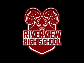 Riverview High School logo design by Boomstudioz
