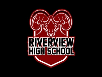 Riverview High School logo design by Boomstudioz