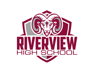 Riverview High School logo design by kunejo