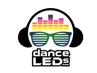 Dance LEDs  or danceLEDs.com or DanceLEDs.com logo design by gearfx