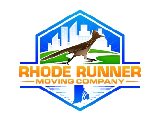 Rhode Runner Moving Company logo design by Aelius