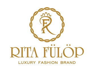 Rita Fülöp Luxury Fashion Brand logo design by cikiyunn