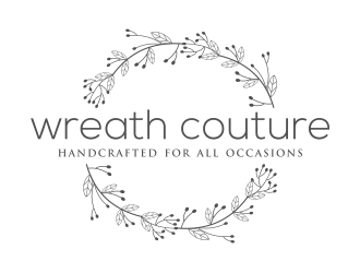 Wreath Couture logo design by cintoko