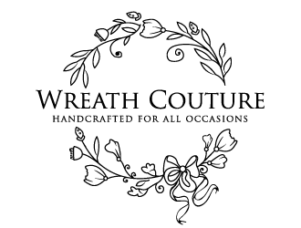 Wreath Couture Logo Design