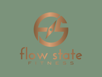Flow State Fitness logo design by pakNton