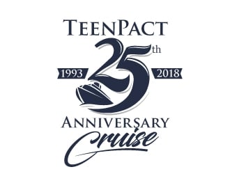 TeenPact 25th Anniversary Cruise logo design by dasigns