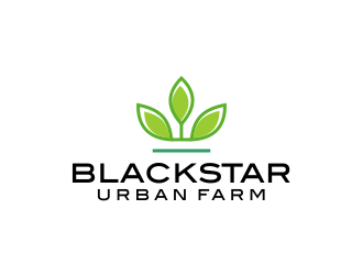 blackstar urban farm logo design by done