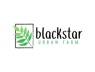 blackstar urban farm logo design by jaize