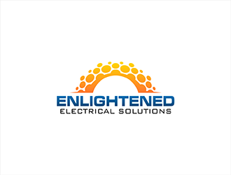 Enlightened Electrical Solutions  logo design by hole