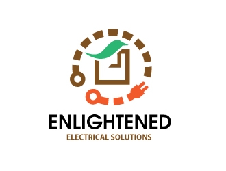 Enlightened Electrical Solutions  logo design by Suvendu
