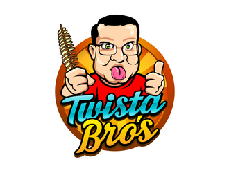 Twista Bros logo design by haze