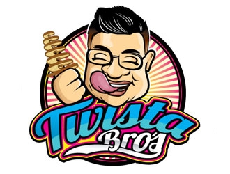 Twista Bros logo design by shere