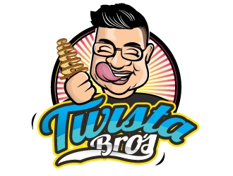 Twista Bros logo design by shere