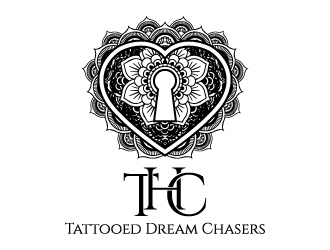 Tattooed Dream Chasers  logo design by jaize