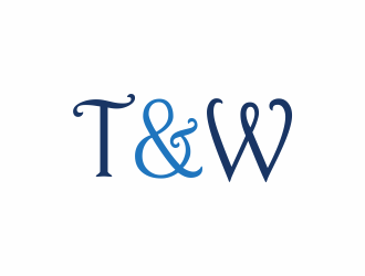 T&W or W&T logo design by haidar