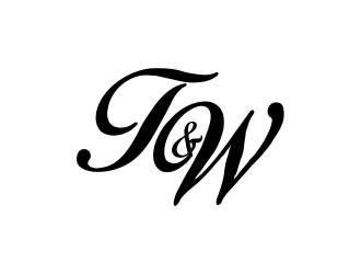 T&W or W&T logo design by done